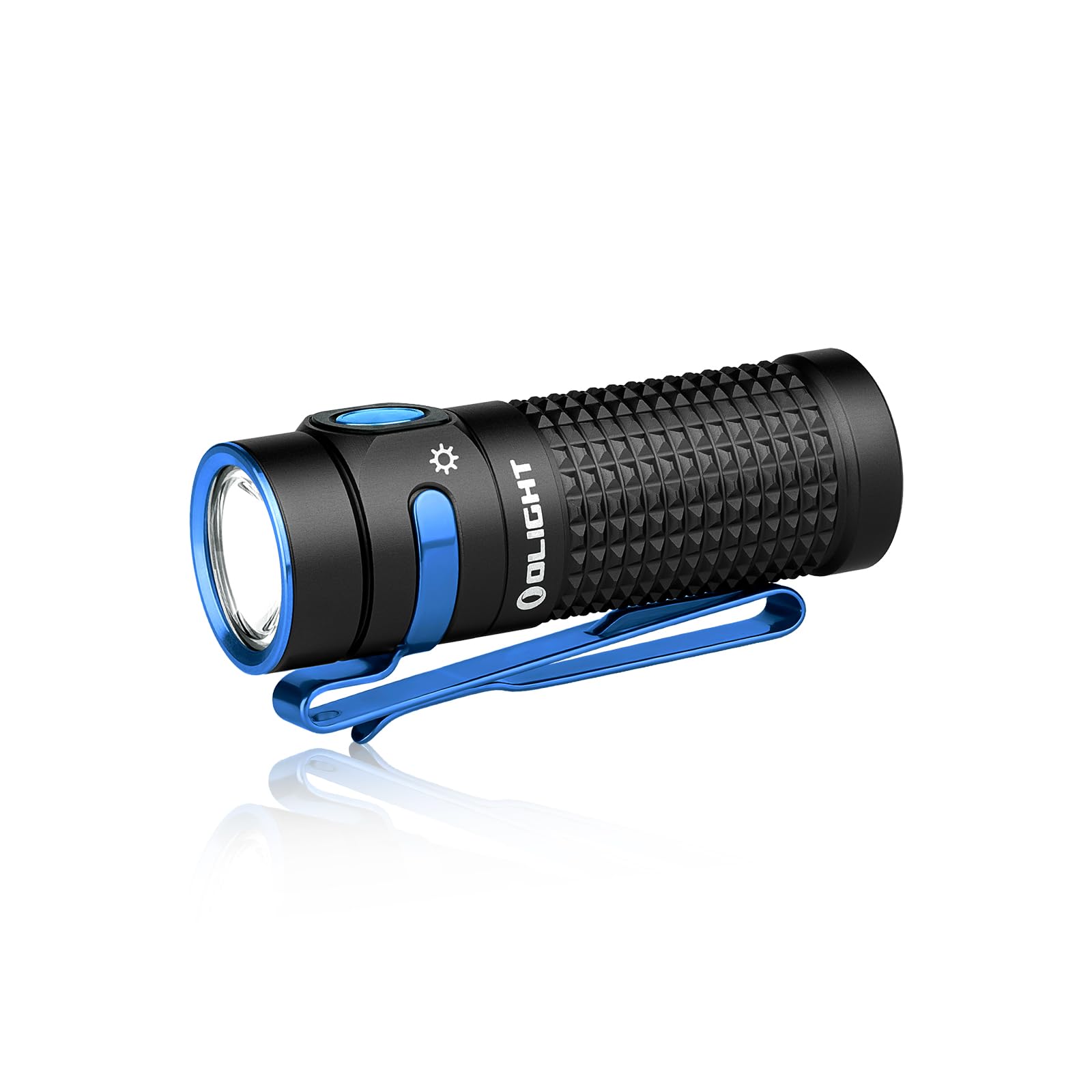 OLIGHT(オーライト) Baton 4 フラッシュライト 1300ルーメン 小型 強力 無段階調光ミニ 懐中電灯 ハンディライト 充電式 キャンプ用 釣り用 登山用 軽量 IPX8防水 防災 停電対策(ブラック)