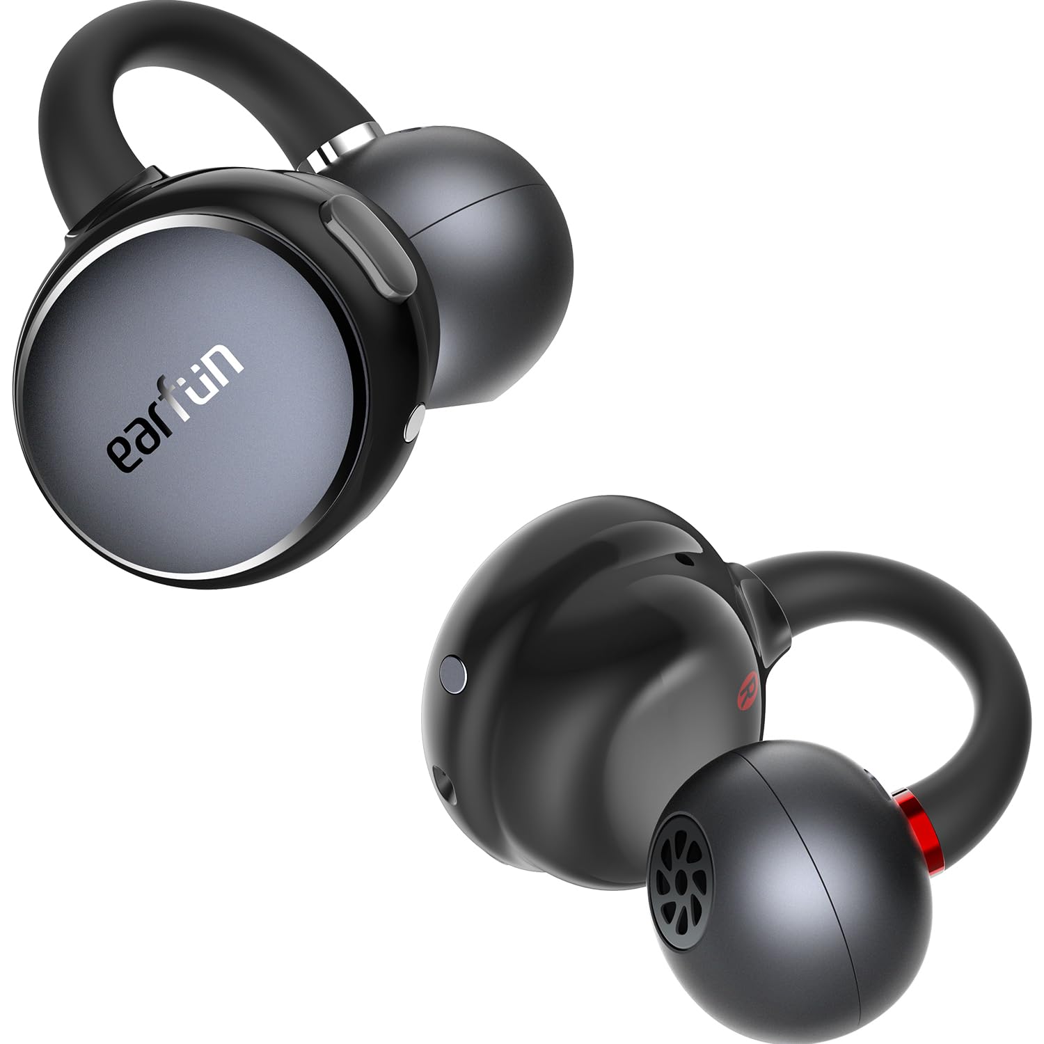 【VGP 2025 SUMMER 金賞】EarFun Clip イヤーカフ イヤホン Bluetooth 6.0/ LDACに対応【耳挟み式快適で安定した装着感/耳を塞がない】最大40時間連続再生/ 3Dオーディオ/音漏れ防止とデュアルC型構造/物理ボタン/マルチポイント接続/ IP55防塵防水/ EarFun Audioアプリ対応/オープンイヤー イヤホン【PSE認証済み】(シルバーグレー)